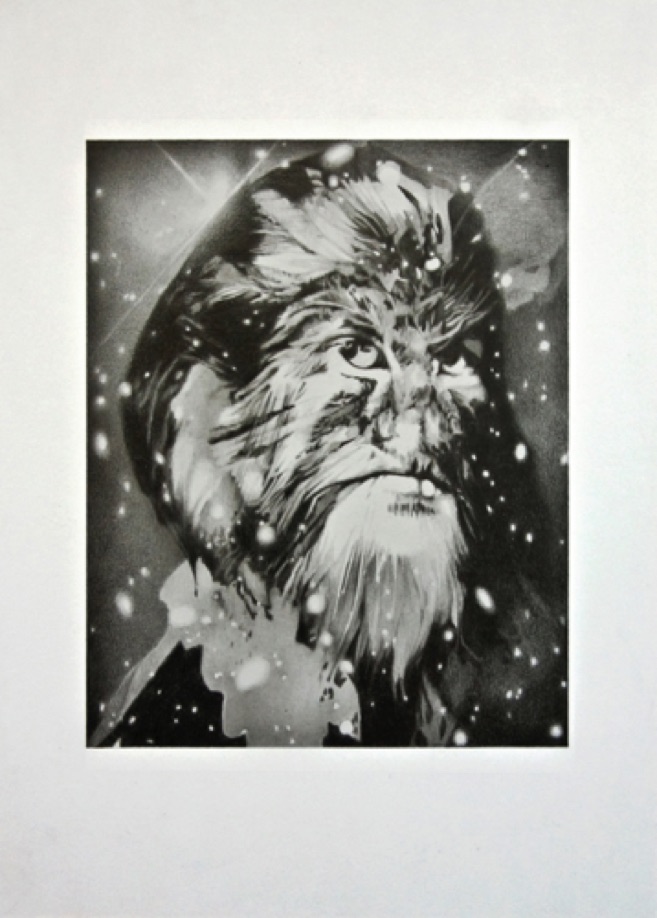 CATMAN, 2016, pencil on board, 30x21cm CATMAN, 2016, pencil on board, 30x21cm